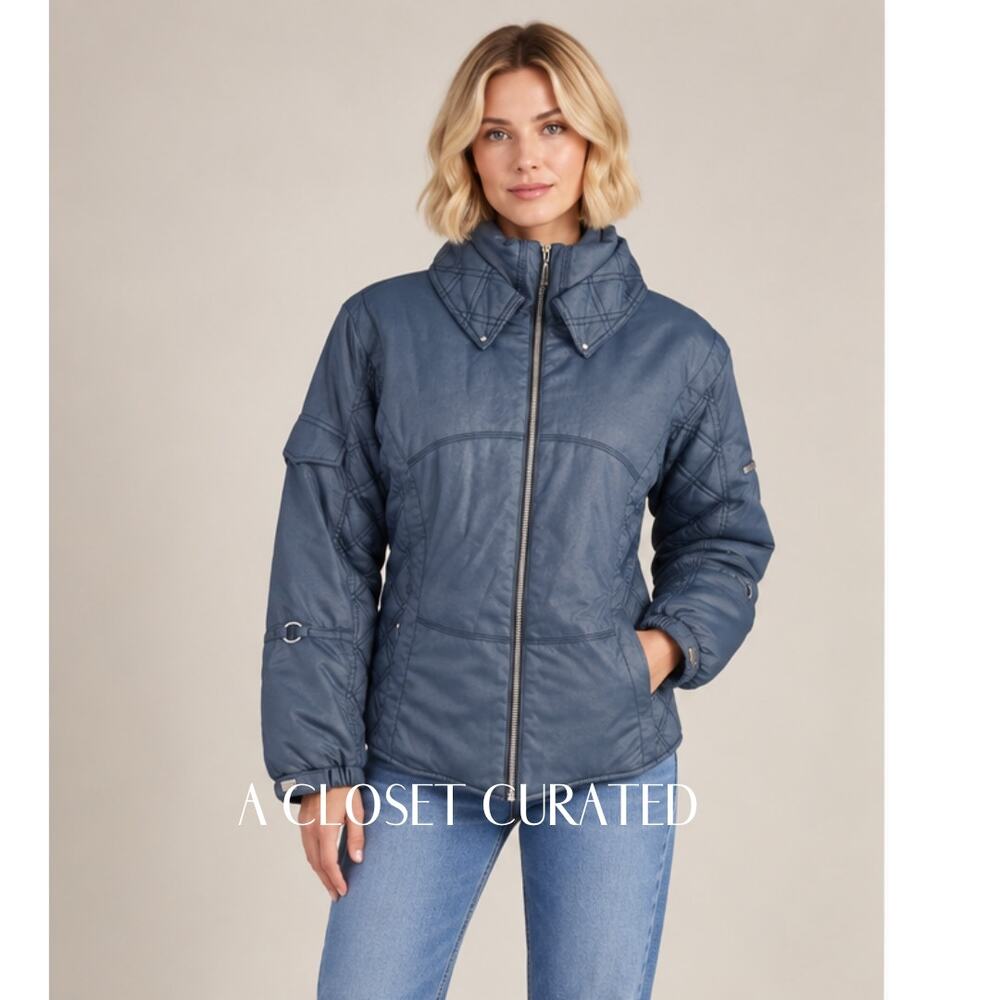 NILS Quilted Ski Jacket 12 Blue